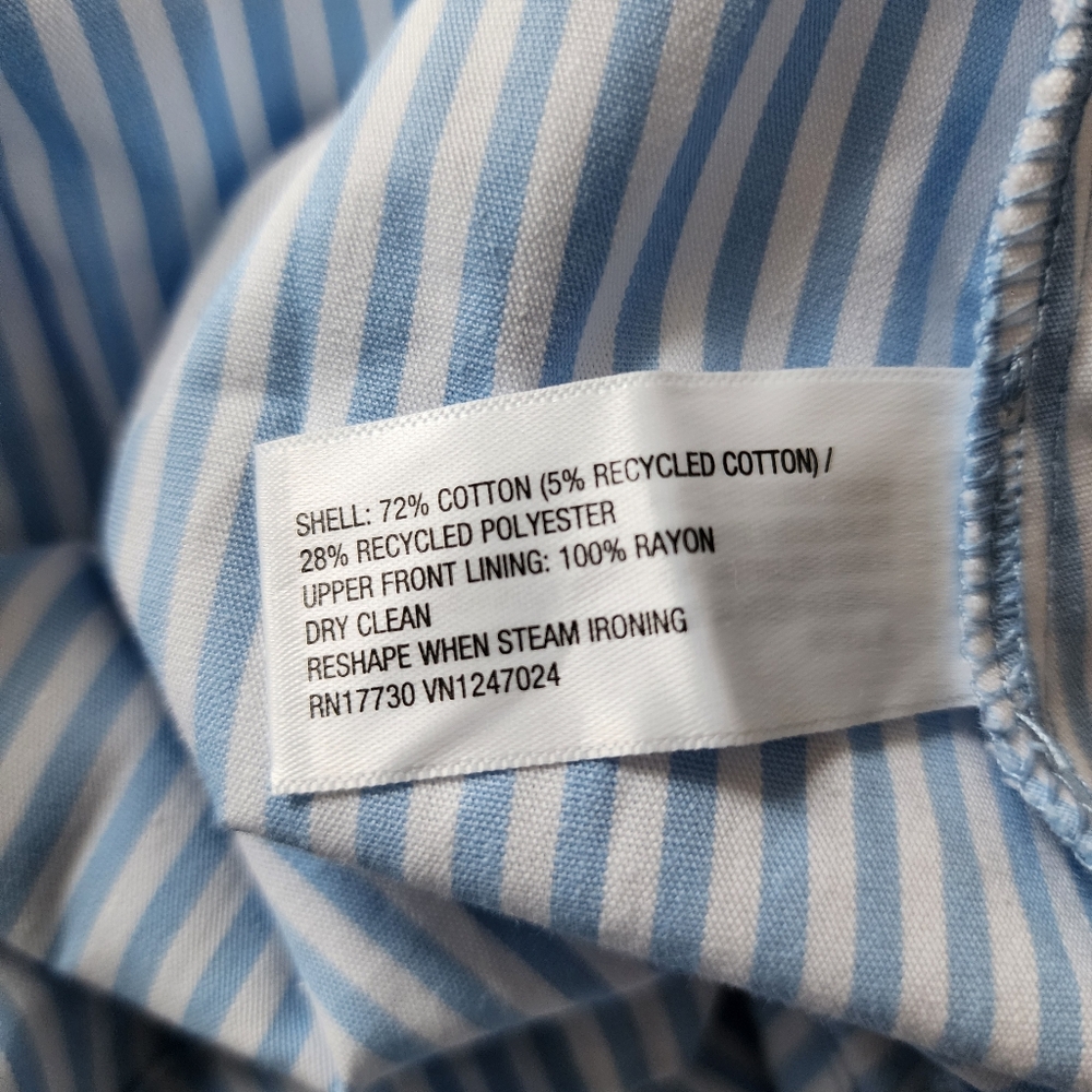 A New Day Belted Midi Bandeau Dress NWT Striped - Picture 12 of 12